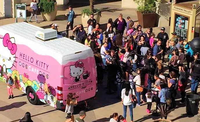 2022 Hello Kitty Cafe Truck - Fresno Event (Hello Kitty Cakes, Donuts, Macarons and Other Sweets!  Hello Kitty Super Cute Merch!)