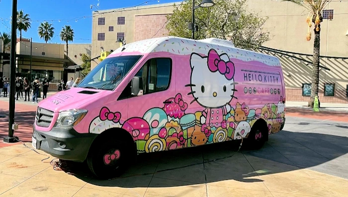 2024 Hello Kitty Truck West, Marketplace at Factoria Event, Bellevue, WA (Pick-Up Super-Cute Treats & Merch, While Supplies Last!)