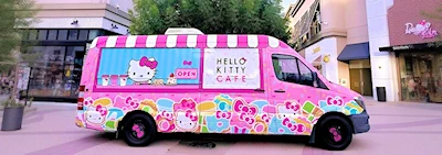 2024 Hello Kitty Truck West, Broadway Plaza Event, Walnut Creek, CA (Pick-Up Super-Cute Treats & Merch, While Supplies Last!)