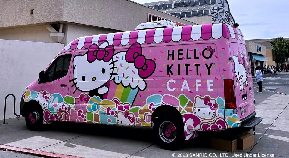 2024 Hello Kitty Truck West, Weberstown Mall Event, Stockton, CA (Pick-Up Super-Cute Treats & Merch, While Supplies Last!)