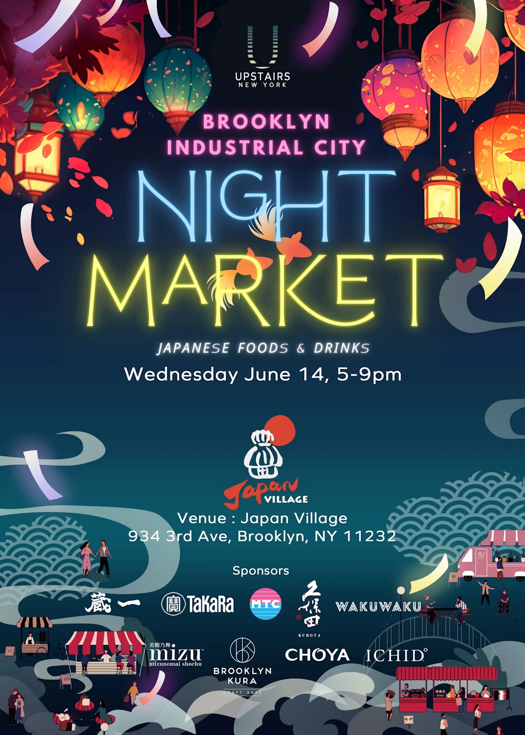 2023 Japan Night Market: Summer Festival Event (Celebrate Summer with Mouth-Watering Japanese Foods & Selected Sake) | Japanese-City.com