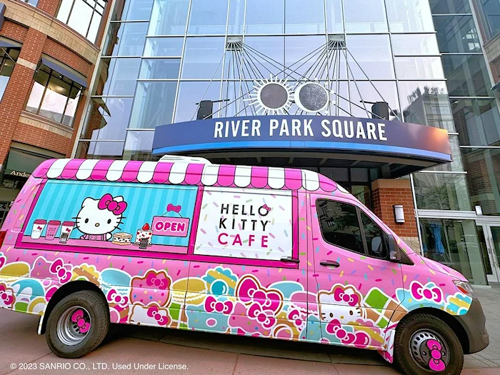 2023 Hello Kitty Cafe Truck Event - River Park Square, Spokane (Hello Kitty Cakes, Donuts, Macarons and Other Sweets!  Hello Kitty Super Cute Merch) 