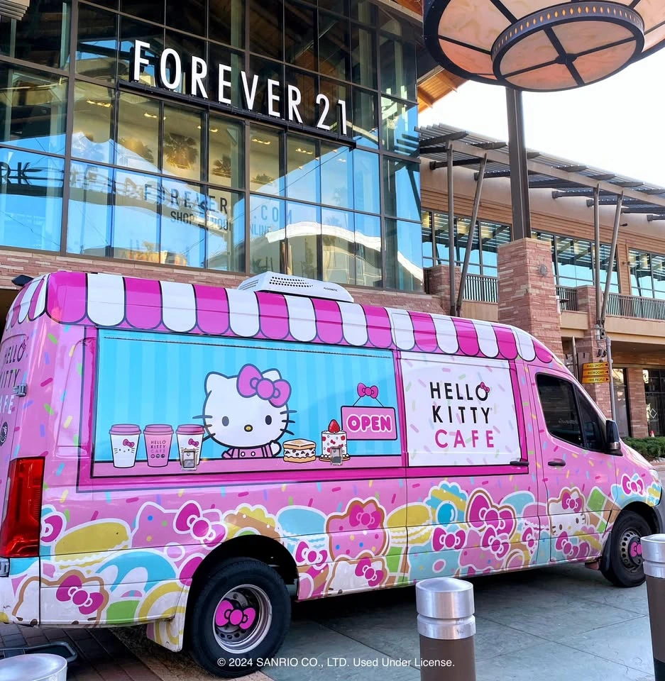 2023 Hello Kitty Cafe Truck Event - Park Meadows, Denver (Hello Kitty Cakes, Donuts, Macarons and Other Sweets!  Hello Kitty Super Cute Merch!)