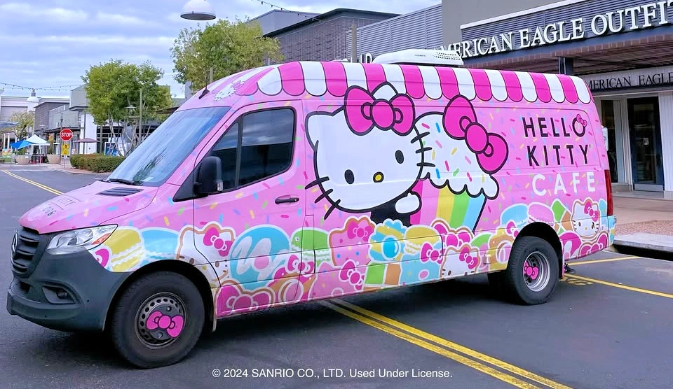 2023 Hello Kitty Cafe Truck, SanTan Viillage, AZ (Pick-Up Super-Cute Treats & Merch, While Supplies Last!)