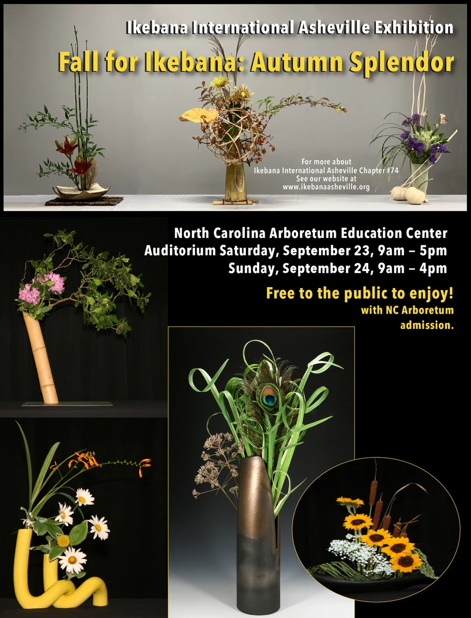 2023 Ikebana, An Ancient Japanese Form of Flower Arranging - The North Carolina Arboretum (2 Days) | Japanese-City.com