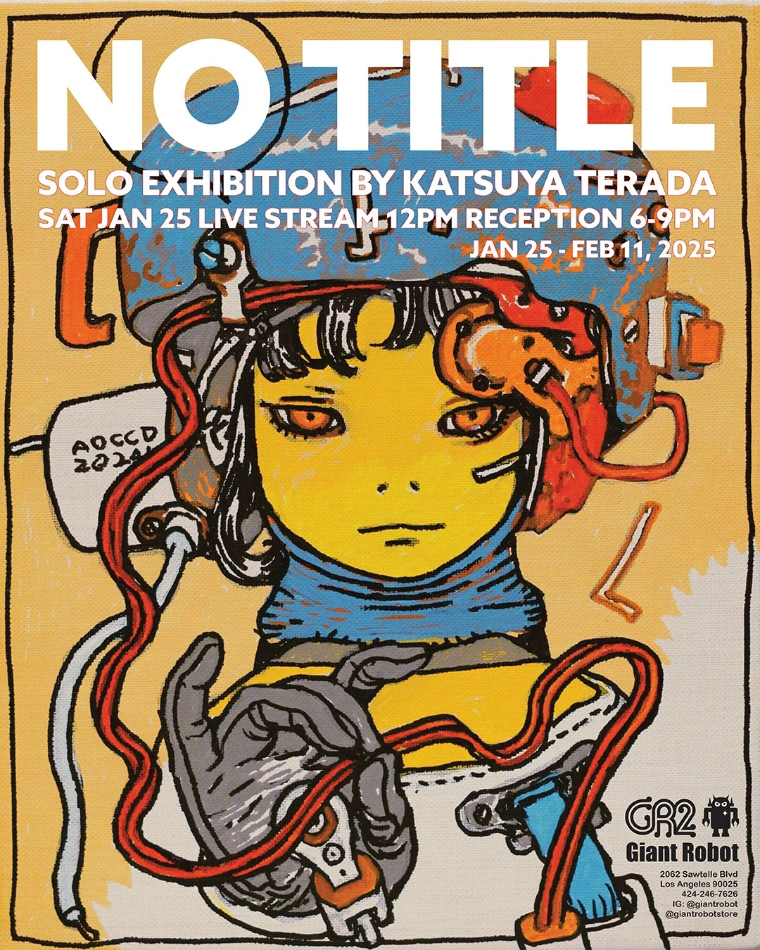 2025 NO TITLE is a Solo Exhibition by Artist Katsuya Terada at GR2 Gallery (Jan 25-Feb 11, 2025) | Japanese-City.com