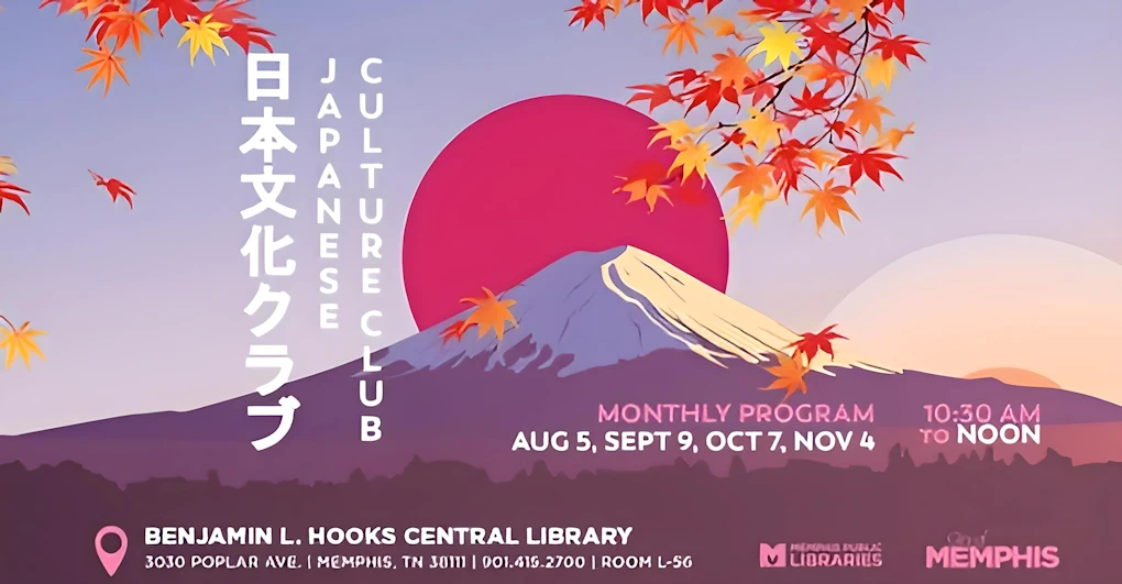 2023 Japanese Culture Club, Memphis Public Library | Japanese-City.com