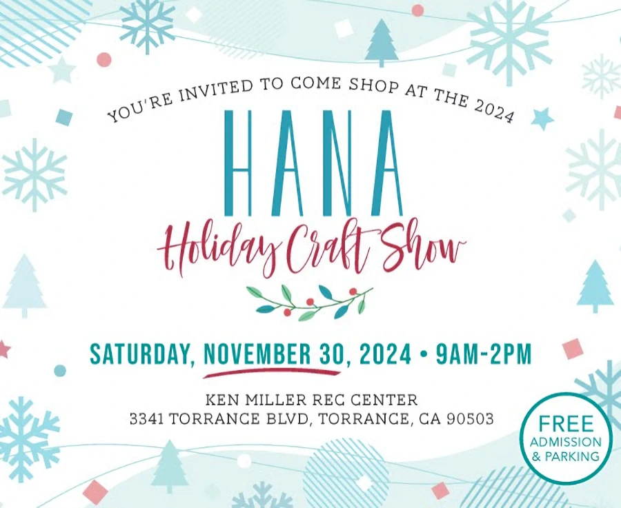 2023 Hana Holiday Craft Show (Support Local Artists  & Small Businesses - Handmade, Unique Gifts..) Ken Miller Recreation Center 