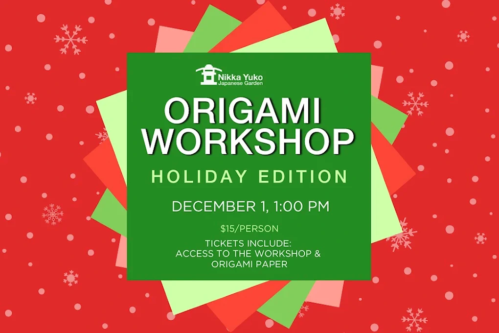 2024 Origami Workshop Holiday Edition (Instructors Laurie & Lev Zienchuk Teach Interesting Holiday-Themed Origami) | Japanese-City.com