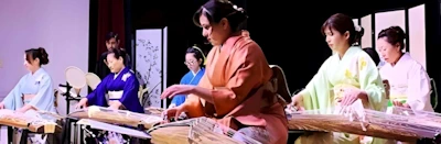 Japanese events venues location festivals 2024 Koto New Year Music Performance - Morikami Theater (Start the New Year with a Delightful Concert with this Exquisite Instrument)