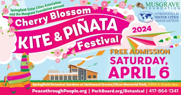 2024 Cherry Blossom Kite and Pinata Festival (Enjoy Japanese, Mexican, and American Food Vendors, Performances..)