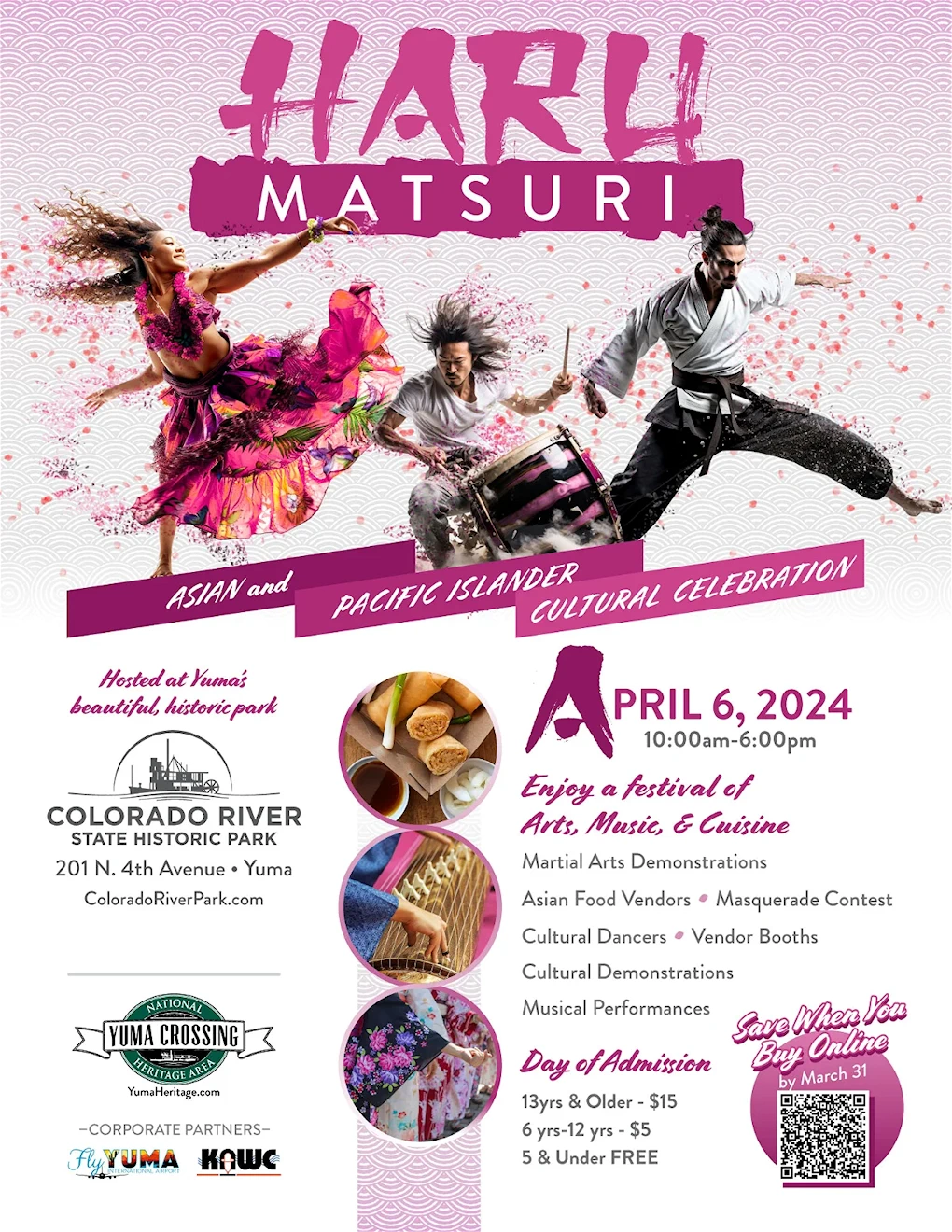 2024 - 2nd Annual Haru Matsuri Festival Celebrate Asian & Pacific Islander Culture (Entertainment, Cultural Demos, Crafts & Culinary Delights) | Japanese-City.com