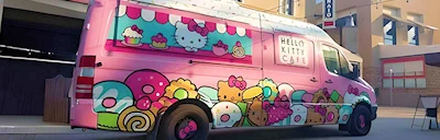 Japanese events venues location festivals 2024 Hello Kitty Truck West, Roseville, CA (Pick-Up Super-Cute Treats & Merch, While Supplies Last!)