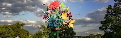 2024 Origami in the Garden: Artists Jennifer and Kevin Box (Jun 1 - Nov 3, 2024) Box Studio & Sculpture Garden (See Video)  