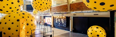 Japanese events venues location festivals 2024 Dots Obsession at WNDR’s Chicago Atrium and Transports Visitors into Artist Yayoi Kusama’s Obsession with Polka Dots