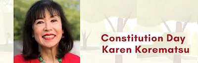 2024 Annual Constitution Day observances: Dr. Karen Korematsu Speaker at the Robert H. Jackson Center 