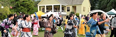 Japanese events venues location festivals 2024 Japan Festival at Mukai Farm & Garden (Taiko Drums, Mochi Pounding, Children’s Village, Arts Workshops, Kimono Workshop..)