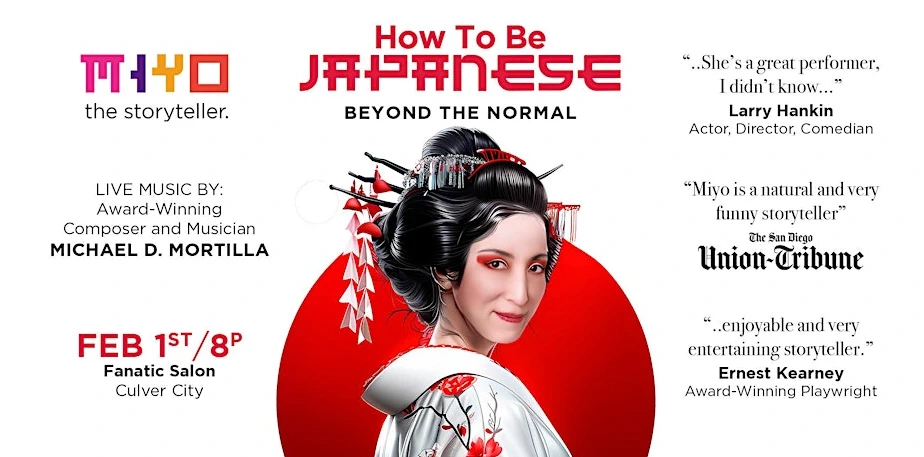 How To Be Japanese: Beyond the Normal - The Fanatic Salon Theater: A Hilarious Solo Show by Miyo About Quirky 'Normals,' Identity, and Culture | Japanese-City.com