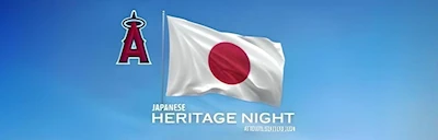 Japanese events venues location festivals 2024 Japan Heritage Night at Angel Stadium - Los Angeles Angels vs New York Mets (Saturday Night) Free Jersey with Ticket Link