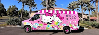 2025 Hello Kitty Cafe Truck: The Veranda, Concord Event (Hello Kitty Cakes, Donuts, Macarons and Other Sweets!  Hello Kitty Super Cute Merch!)