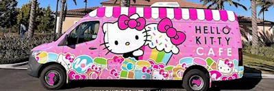 2025 Hello Kitty Cafe Truck Central: Twenty Ninth Street (Hello Kitty Cakes, Donuts, Macarons and Other Sweets!  Hello Kitty Super Cute Merch) 
