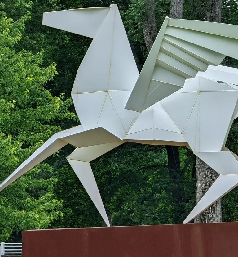 Origami in the Garden (A Once-in--Lifetime Outdoor Art Experience that Transforms Simple Folded Paper into Breathtaking Metal Masterpieces) | Japanese-City.com