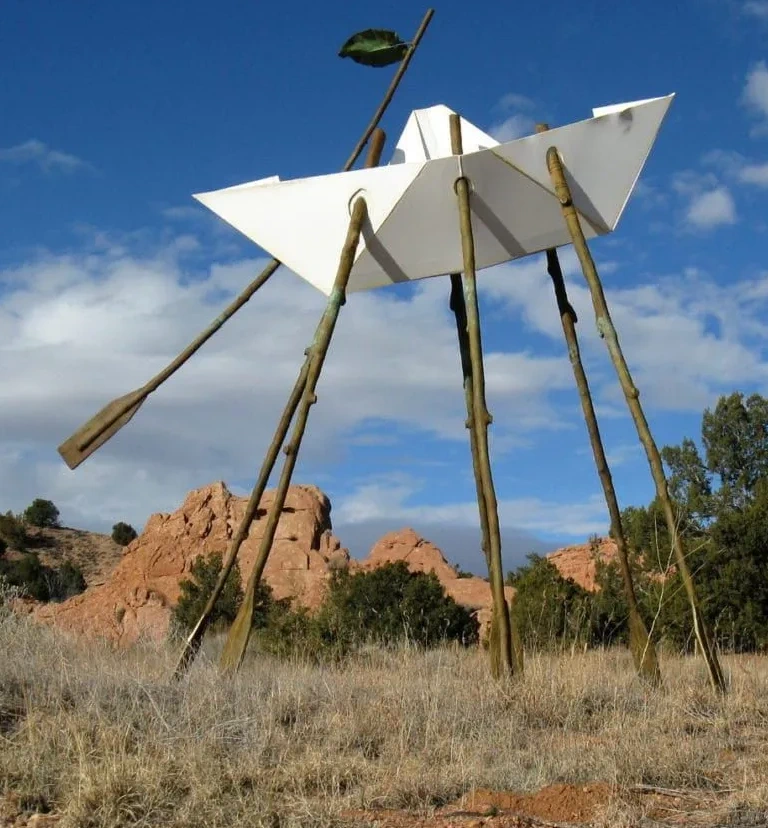 Origami in the Garden (A Once-in--Lifetime Outdoor Art Experience that Transforms Simple Folded Paper into Breathtaking Metal Masterpieces) | Japanese-City.com
