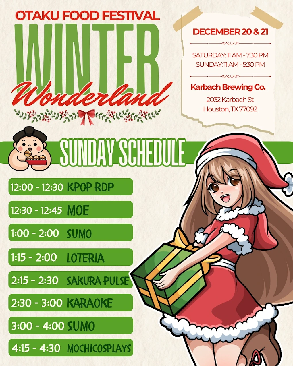 2025 Otaku Food Festival (100+ Food, Drink, Anime, and Retail Vendors)