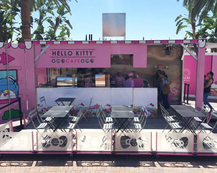 Hello Kitty Cafe Pop-Up Container Grand Opening Weekend (July 15  July 17)