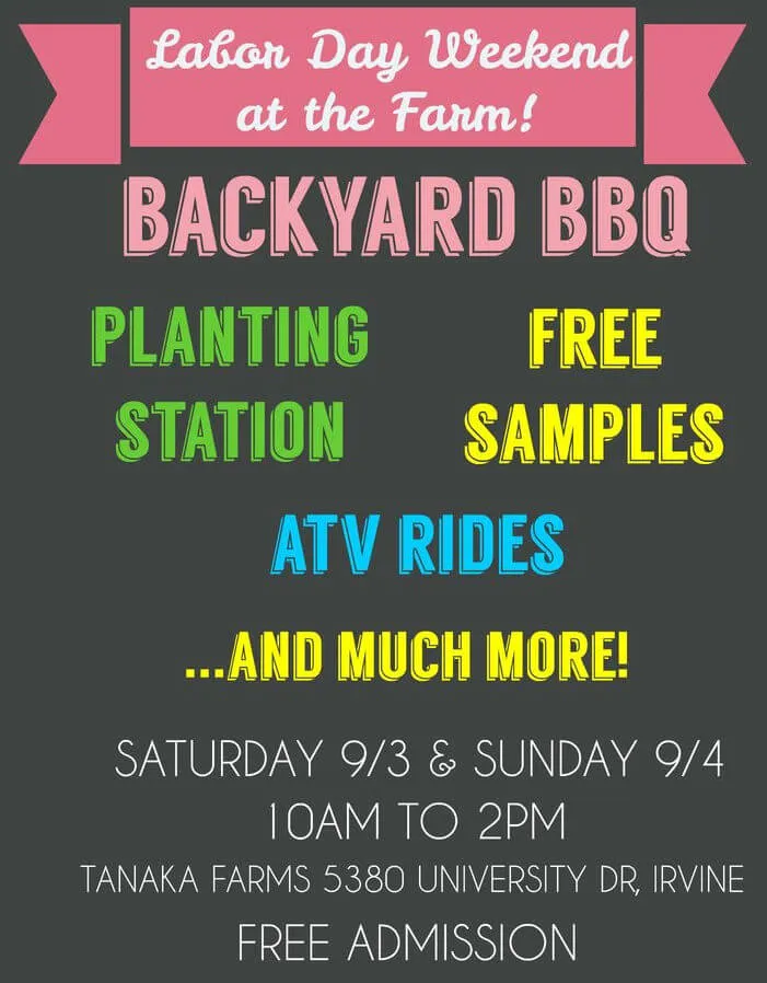 2016 Backyard BBQ (2 Days) - Juicy Ribs, Grilled Farm Veggies, With many of 'the Shack's' Everyday Items | Japanese-City.com