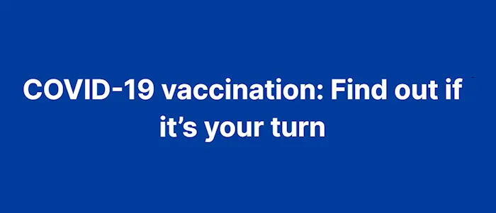 COVID-19 Vaccination: Find Out In Minutes When It’s Your Turn 