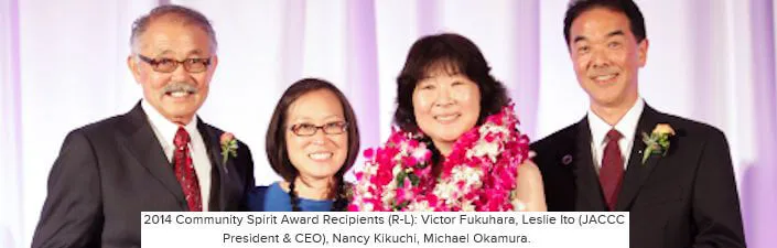 2015 - 4th Annual Community Spirit Awards at JACCC - Individuals Who are Making a Significant Impact on our Community | Japanese-City.com