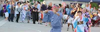 Japanese events festivals 2019 Bon Odori Dance Practice - Senshin Buddhist Temple 