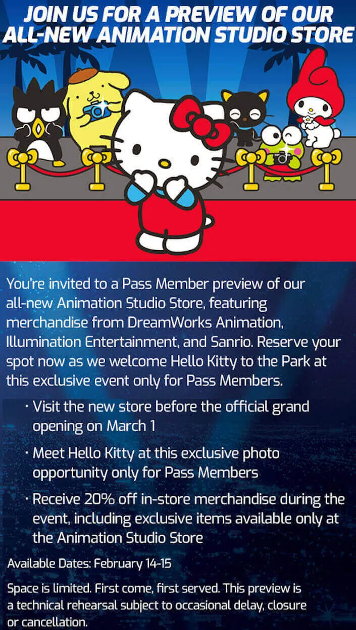 Preview All-New Animation Studio Store - Featuring Merchandise from Sanrio, DreamWorks Animation & Illumination Entertainment