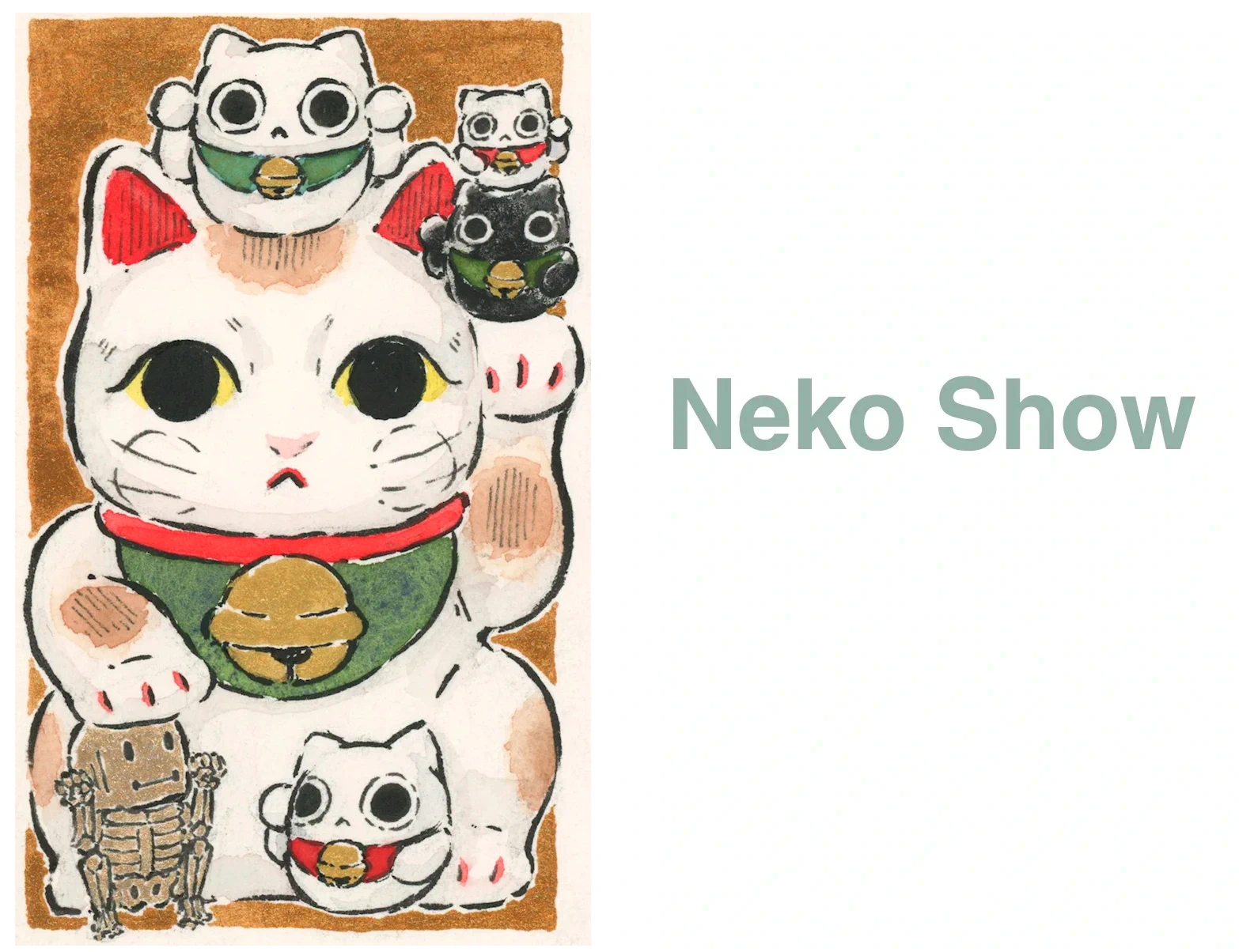 2025: 7th Annual Neko Show (Cat Themed Art Exhibition Show Event at Giant Robot Store)  | Japanese-City.com