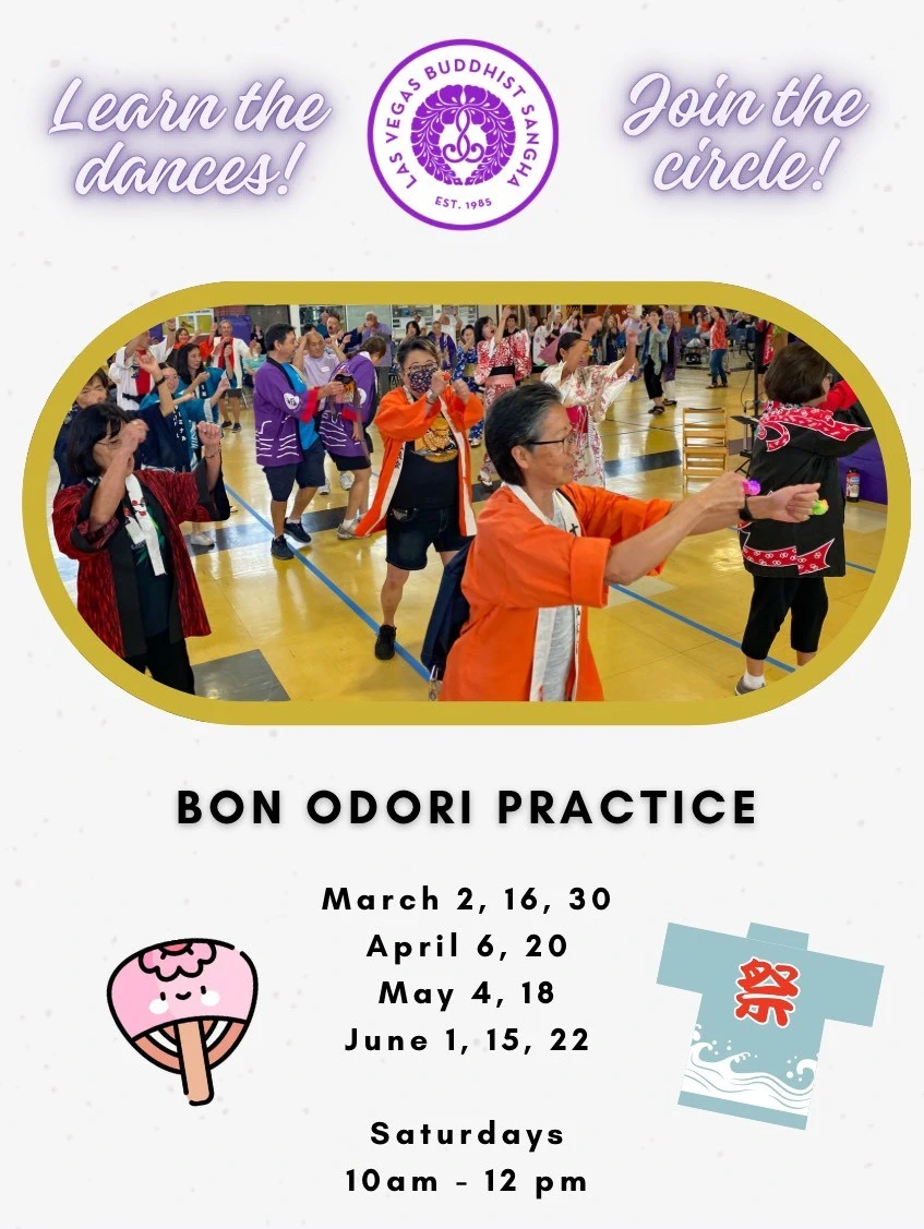 2024 Las Vegas Bon Odori Practice - Las Vegas Sangha (Saturday) | Japanese-City.com