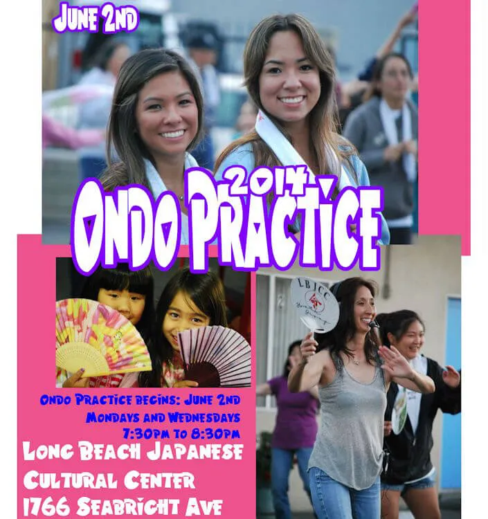 2014 Bon Odori Practice - Long Beach Japanese Cultural Center Japanese Festival (LBJCC) (Mon/Wed) | Japanese-City.com
