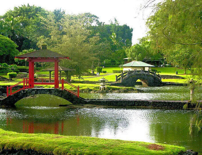 Liliuokalani Garden, Hilo - Largest Authentic Ornamental Japanese Garden Outside of Japan | Japanese-City.com