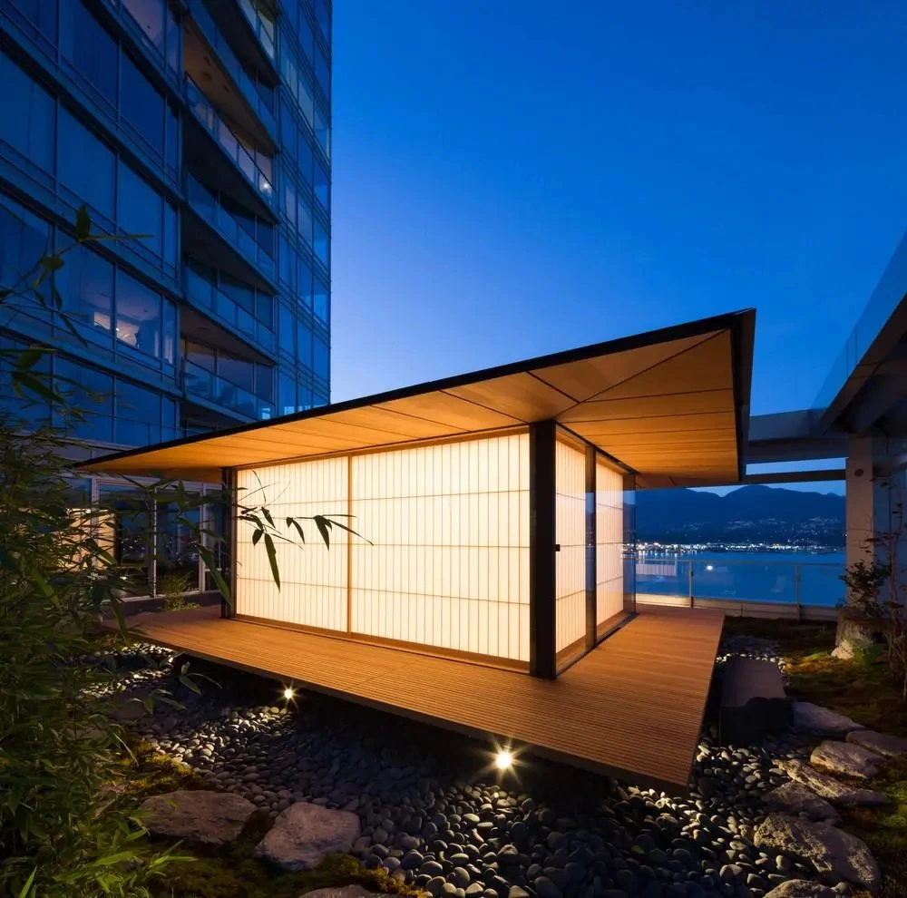 Shaw Tower, Kengo Kuma Japanese Tea House, 19th Floor (Canada)  | Japanese-City.com