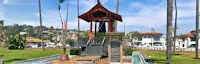 Yokohama Friendship Bell, San Diego - Japanese Friendship Bell on Shelter Island (1958) 