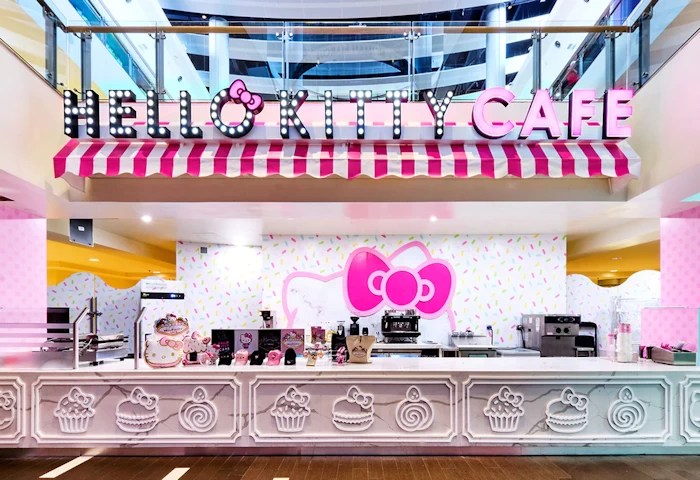 2022 Hello Kitty Cafe Opens Location at Las Vegas Mall (July 2022)