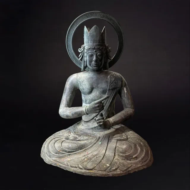 2024 - The Mystery of the Stolen 17th Century Buddha Statue from Japan (4-foot-Tall Statue) @Barakat Gallery