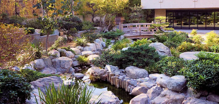 JACCC: James Irvine Japanese Garden (Outside-Downstairs) | Japanese-City.com